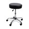Alera 19.69 in. to 24.80 in. Seat Height Height Adjustable Backless Lab Stool - Black/Chrome